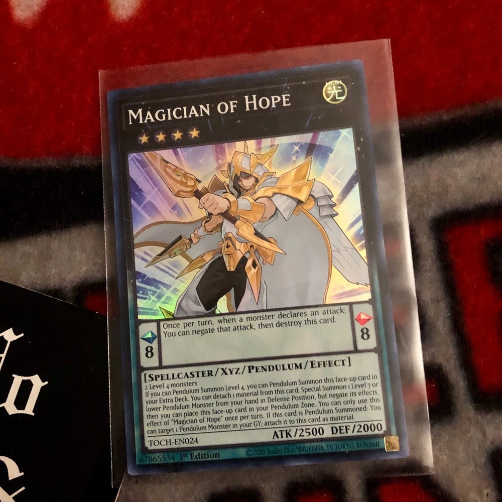 Yugioh Magician of hope card